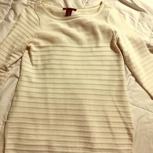 Whbm ivory sweater